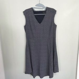 Ann Taylor sleeve less A line dress
